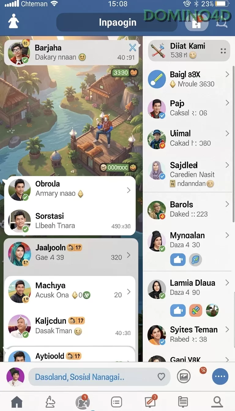 Cuplikan layar BETWIN188 — menu navigasi