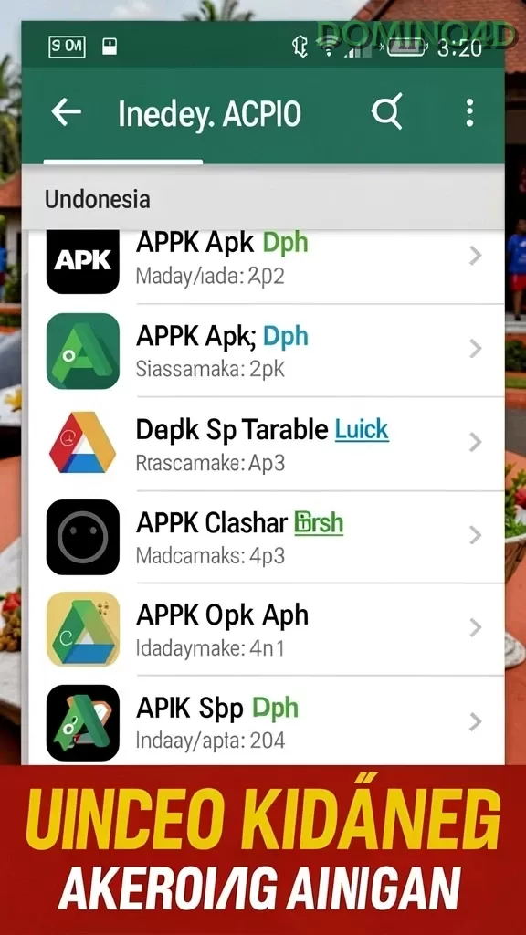 Cuplikan layar KOPLO77 — aktivitas